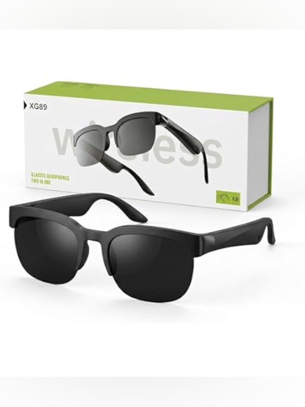 Smart Audio Wireless Smart Glasses w AI Translation Sunglasses